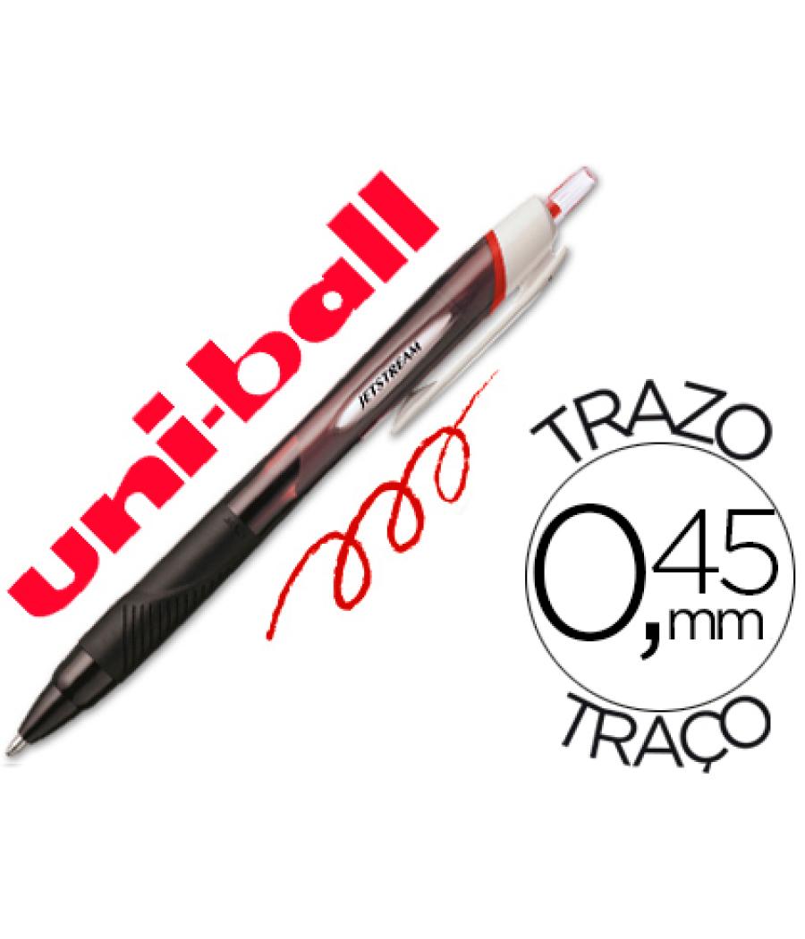 Bolígrafo uni-ball jet stream sport sxn-150 tinta hibrida rojo