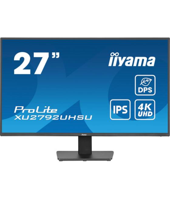 Iiyama prolite xu2792uhsu-b6 pantalla para pc 68,6 cm (27") 3840 x 2160 pixeles 4k ultra hd led negro