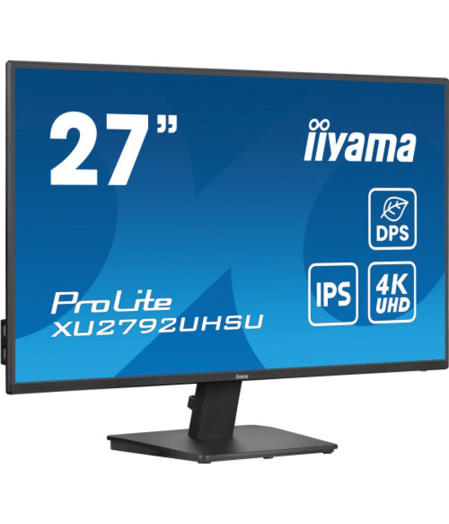 Iiyama prolite xu2792uhsu-b6 pantalla para pc 68,6 cm (27") 3840 x 2160 pixeles 4k ultra hd led negro