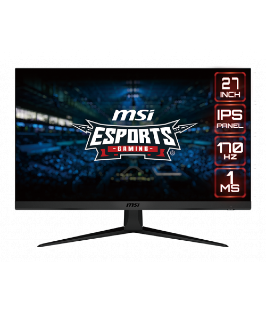 Msi g2712 pantalla para pc 68,6 cm (27") 1920 x 1080 pixeles full hd negro