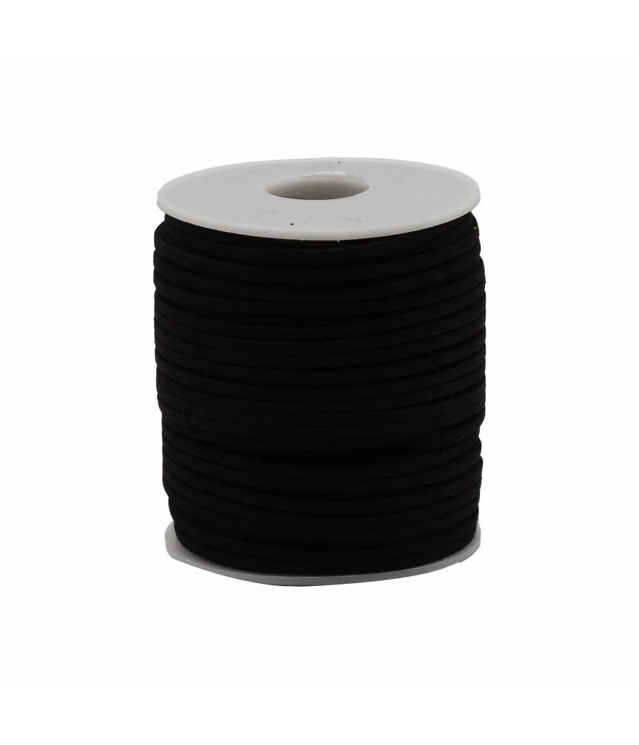 Rollo de cordon para accesorios - 2.5mm x 45m - Negro A001