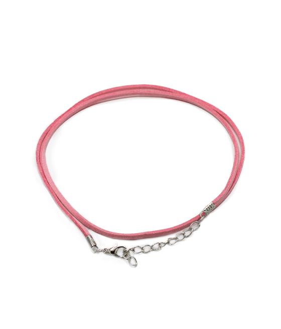 Cordones para accesorios - 2.5mm x 55cm - Rosa A064