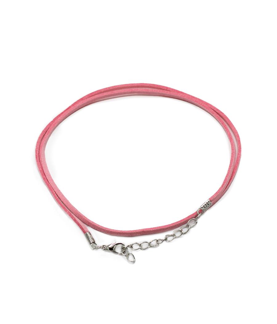 Cordones para accesorios - 2.5mm x 55cm - Rosa A064