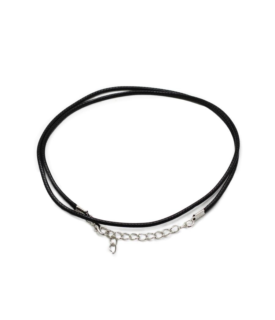 Cordones para accesorios - 2mm x 55cm - Negro 101