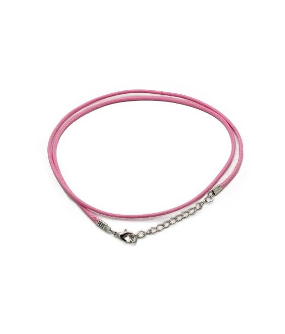 Cordones para accesorios - 2mm x 55cm - Rosa 102