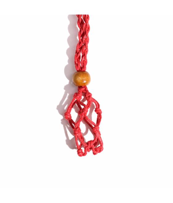 Cordones para Collar de Pieras Preciosas 45 cm - Rojo