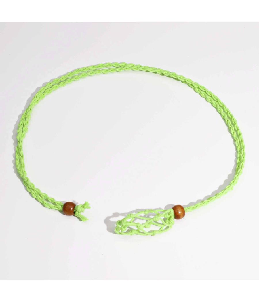 Cordones para Collar de Pieras Preciosas 45 cm - Verde