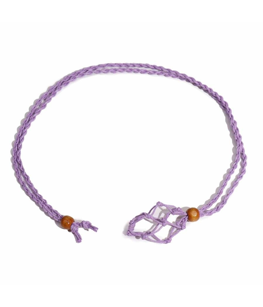 Cordones para Collar de Pieras Preciosas 45 cm - Purpura