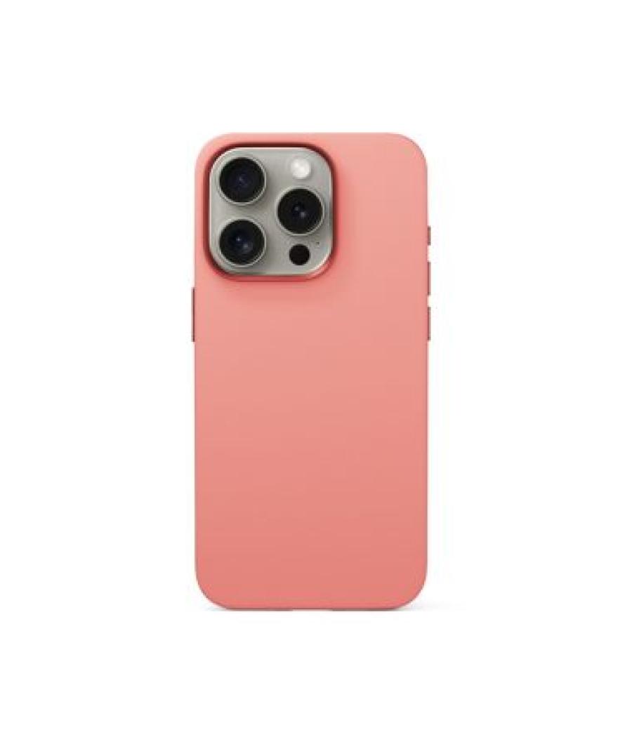 Funda iphone 16 silicona magsafe - melocotón rosa