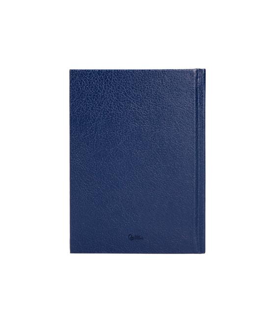 Agenda encuadernada liderpapel corfu a6 2025 día página azul papel 60 gr