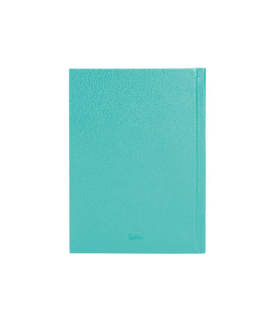 Agenda encuadernada liderpapel corfu a5 2025 dia pagina c olor verde menta papel 60 gr