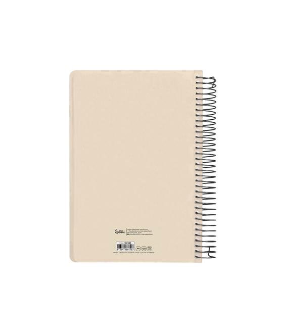 Agenda espiral liderpapel clas sic a6 2025 semana vista blanco y negro 1 papel 70 gr