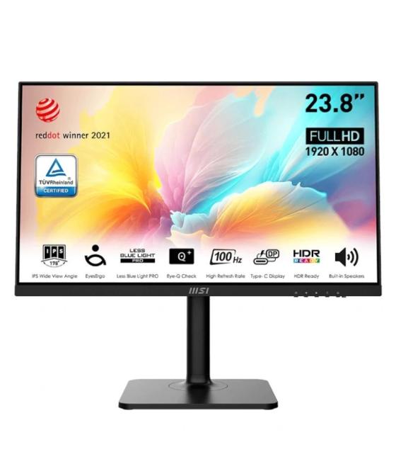 Msi md2412p monitor 23.8" ips hdmi usb-c mm aa