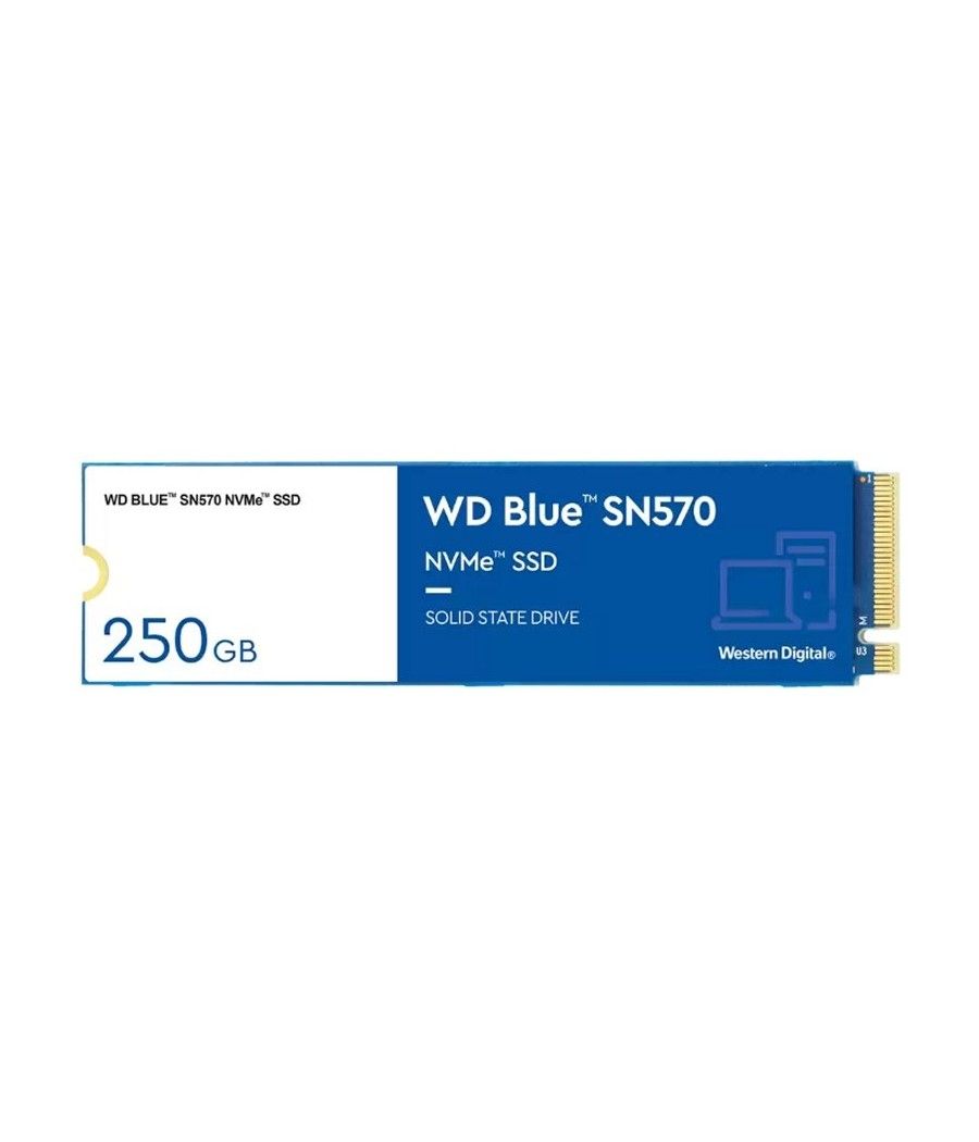 WD Blue SN570 WDS250G3B0C SSD 250GB NVMe Gen3 - Imagen 1