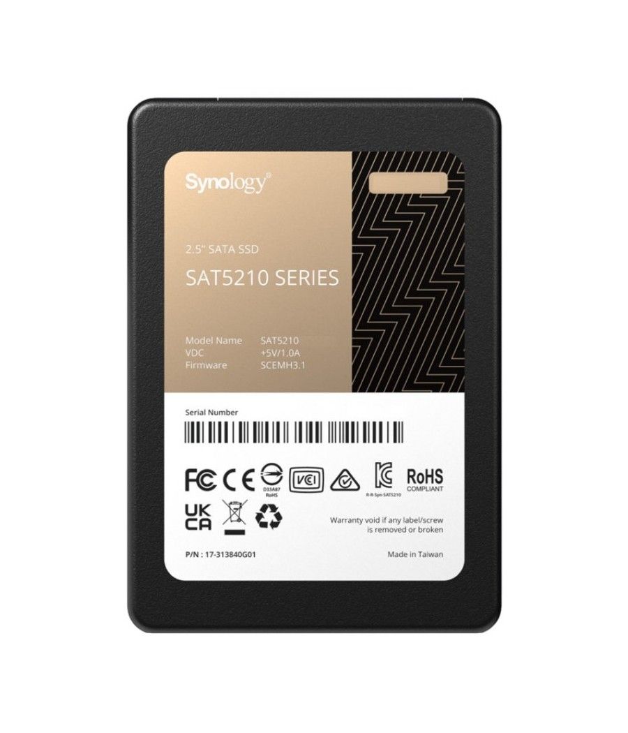 Synology SAT5210-3840G SSD SATA de 2,5" - Imagen 1