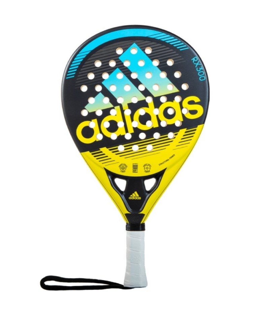 Pala de pádel adidas rx 300/ azul y amarilla