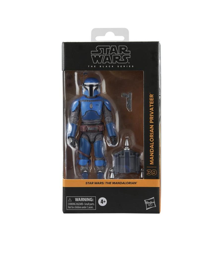 Figura hasbro star wars mandalorian the black series mandalorian provateer