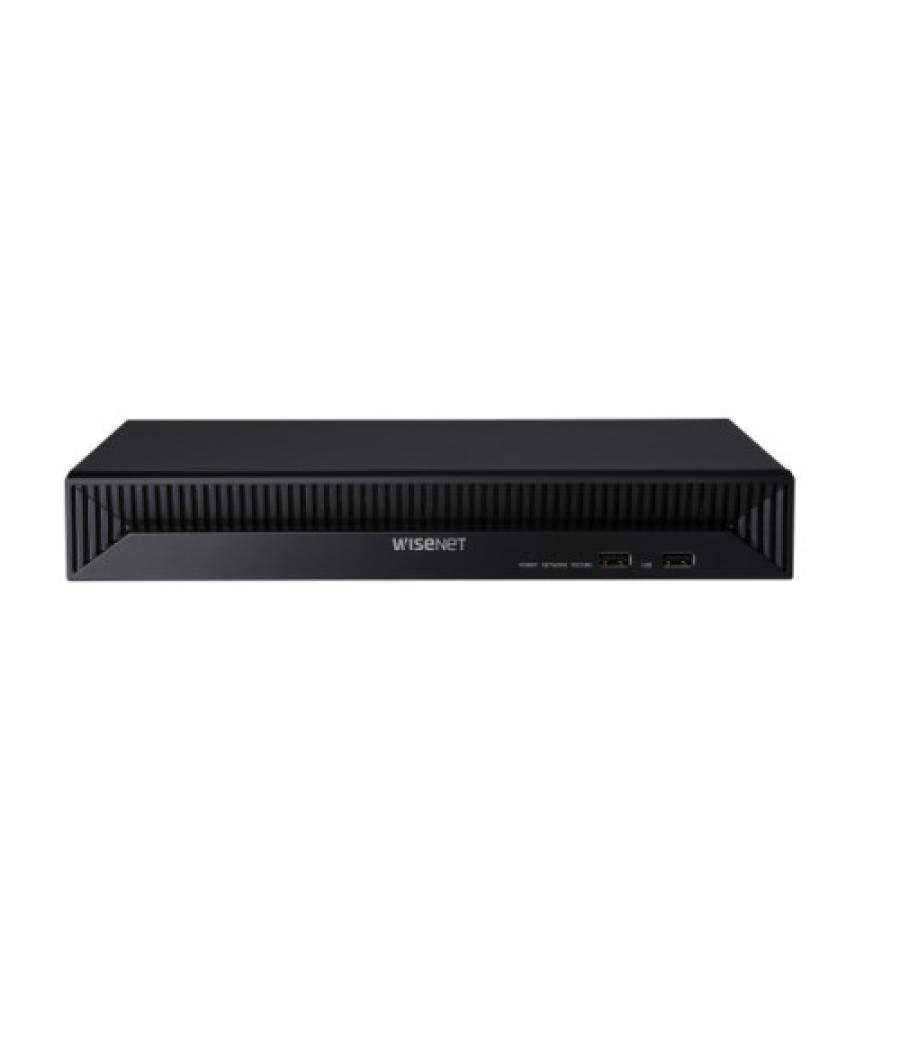 Hanwha qrn-830s grabadore de vídeo en red (nvr) negro