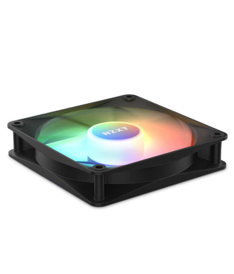 Nzxt f140 rgb core carcasa del ordenador ventilador 14 cm negro 2 pieza(s)