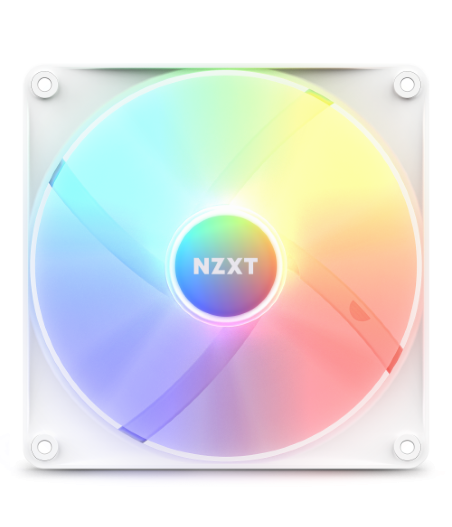 Nzxt f140 rgb core carcasa del ordenador ventilador 14 cm blanco 1 pieza(s)