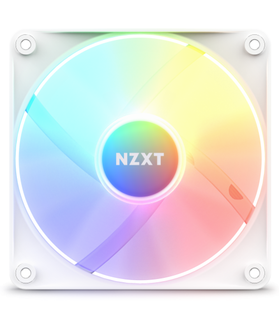 Nzxt f120 rgb core carcasa del ordenador ventilador 12 cm blanco 1 pieza(s)