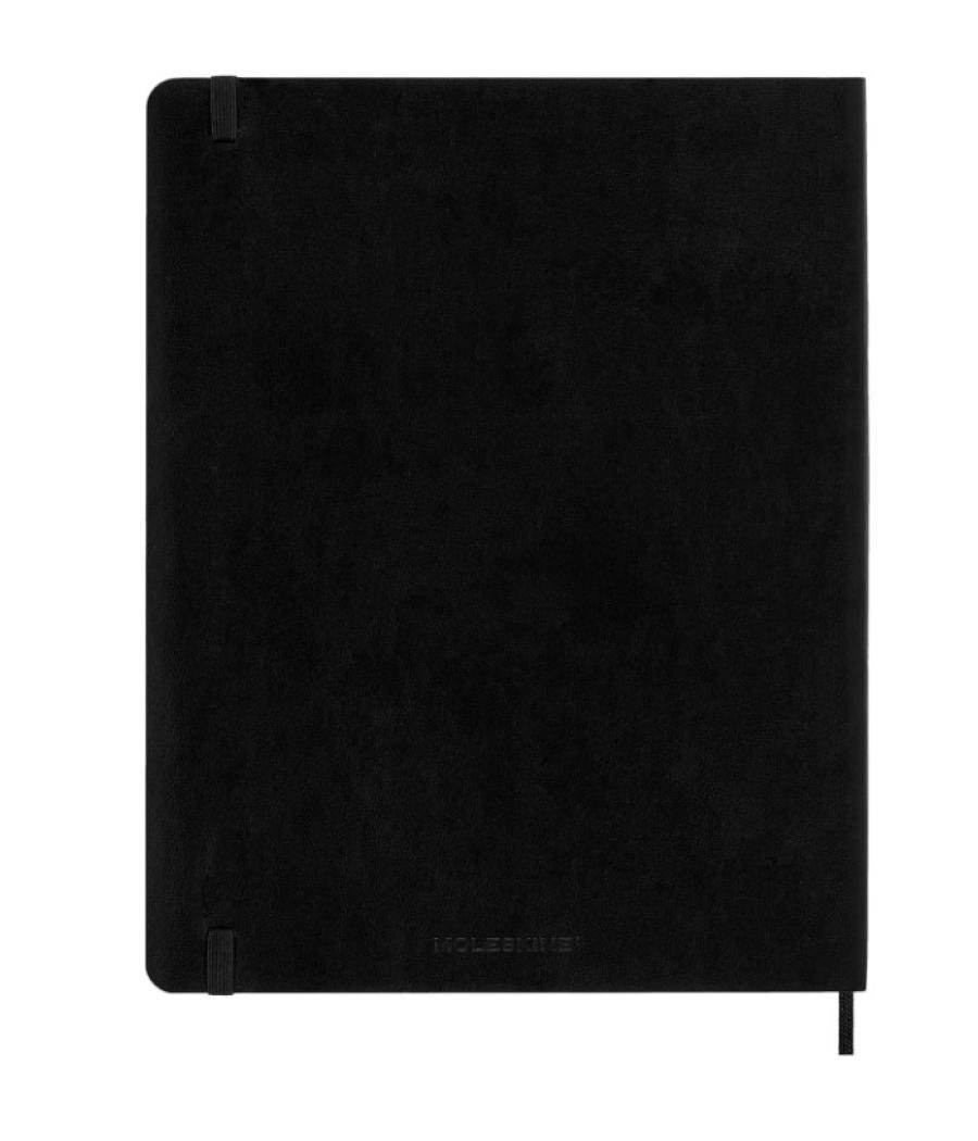 Agenda 2024 tapa blanda 12 meses semanal xl (19 x 25 cm) negra moleskine dsb12wn4y25