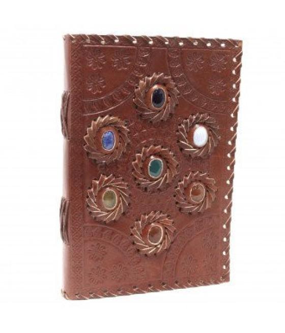 Cuaderno de cuero Piedra Sackra (22.5x15cm)