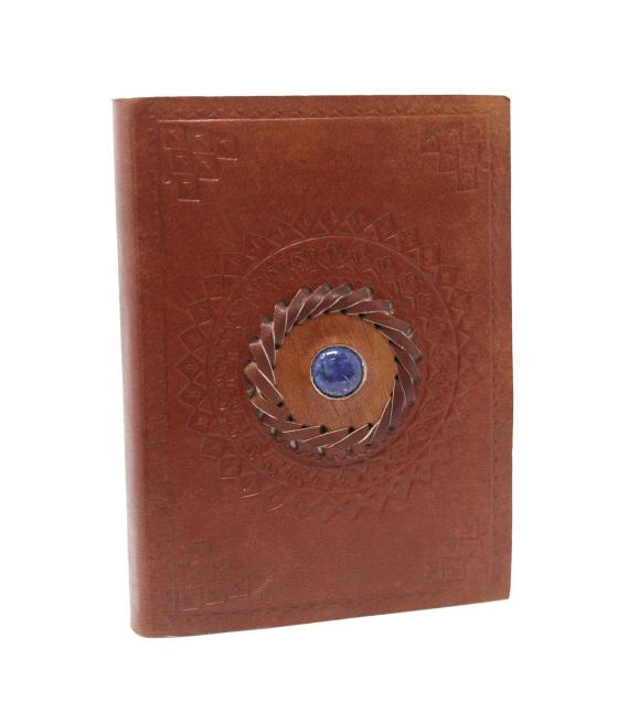 Cuaderno de cuero Lapizlazuli (17x12 cm)