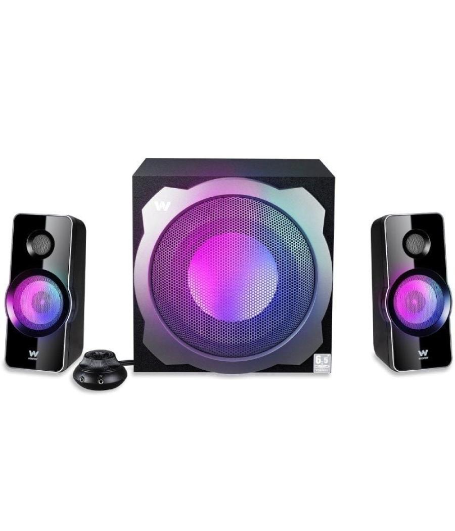 Altavoces woxter big bass 260 rgb/ 150w/ 2.1