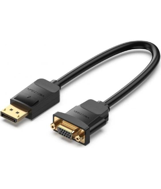 Conversor vention hbsbb/ displayport macho - vga hembra/ 15cm/ negro