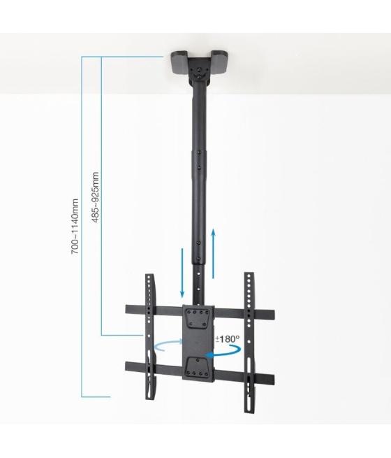 Soporte de techo giratorio/ inclinable/ nivelable tooq lpce1175tsli-b para tv de 32-75'/ hasta 60kg