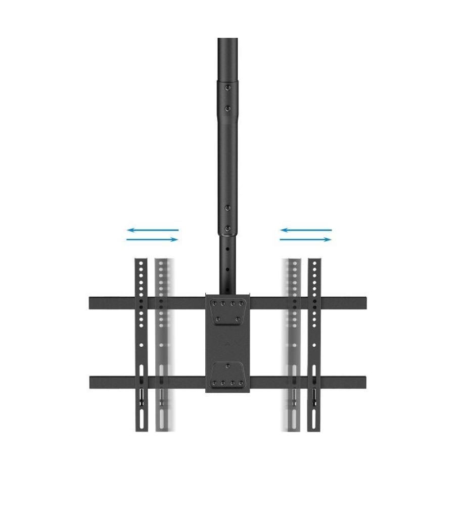 Soporte de techo giratorio/ inclinable/ nivelable tooq lpce1186tsli-b para tv de 43-86'/ hasta 60kg