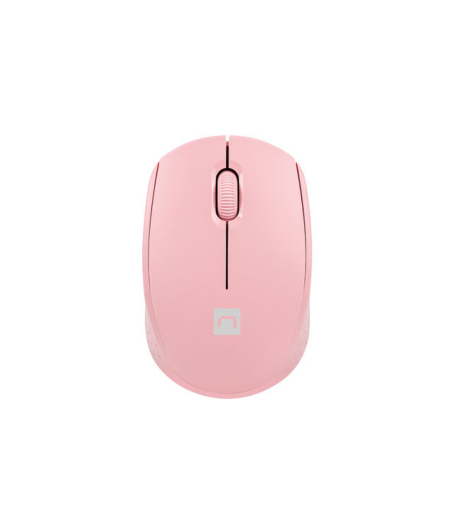 Raton natec stork optico inalambrico 1600 dpi rosa