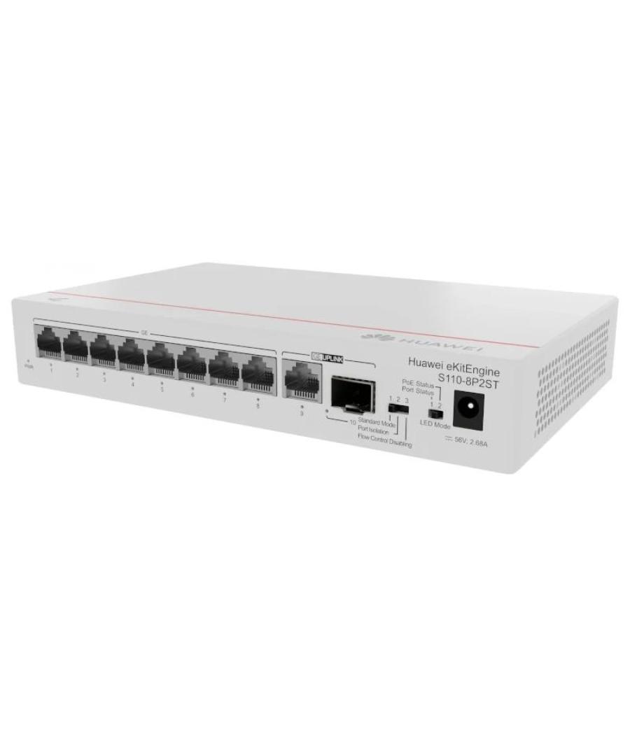 Huawei s110-8p2st switch 8xge poe+ 1xge sfp