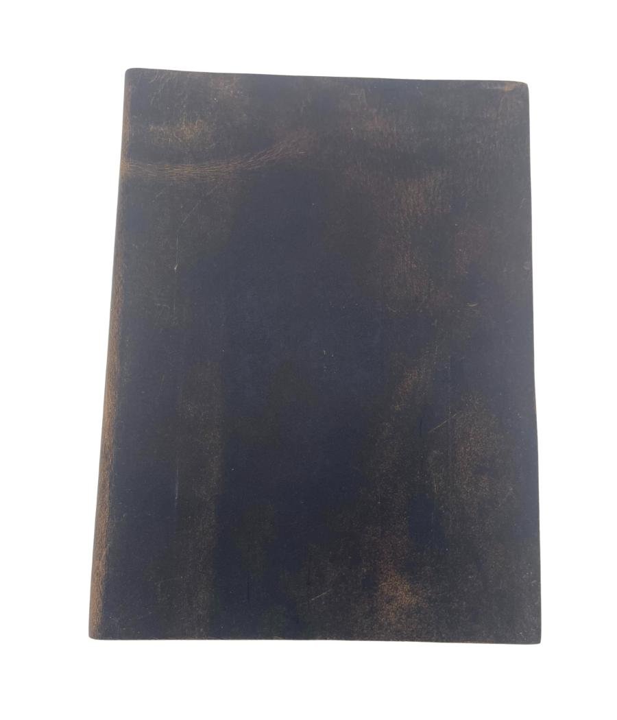 Cuaderno de Notas Marrón Oscuro - 100 Páginas Rayadas - 20x15 cm