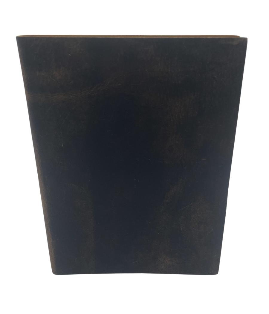 Cuaderno de Notas Marrón Oscuro - 100 Páginas Rayadas - 20x15 cm