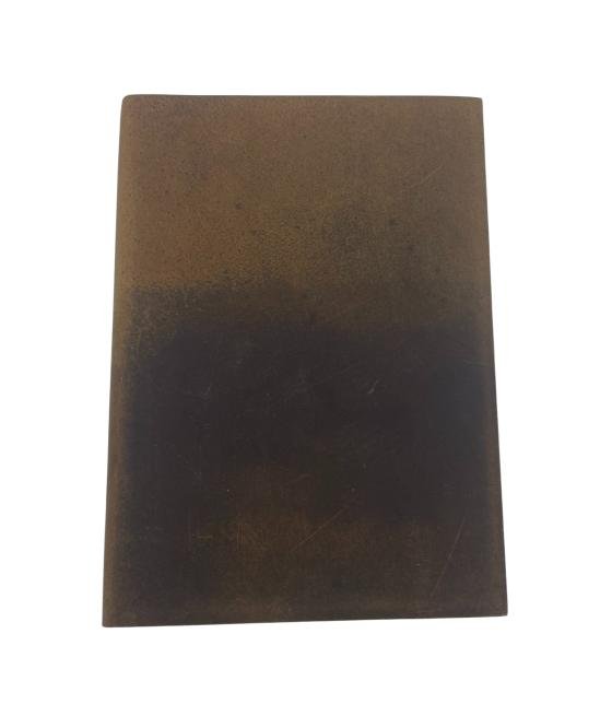 Cuaderno de Notas Marrón Bronceado - 100 Páginas Rayadas - 18x13 cm