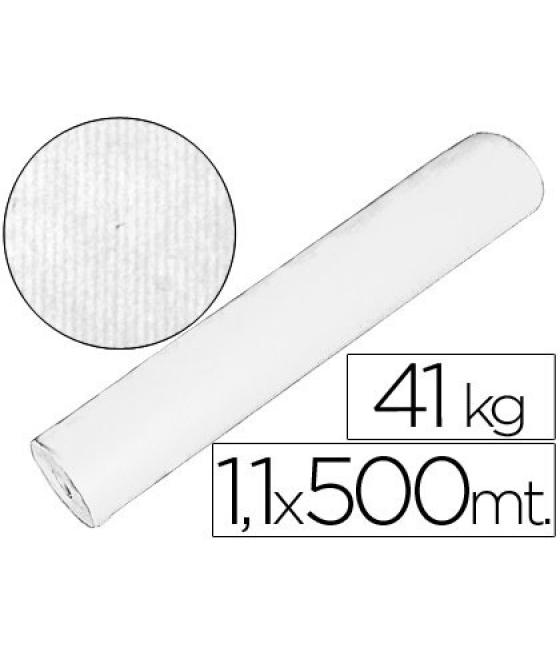 Papel kraft blanco bobina 1,10 mt x 500 mt especial para embalaje