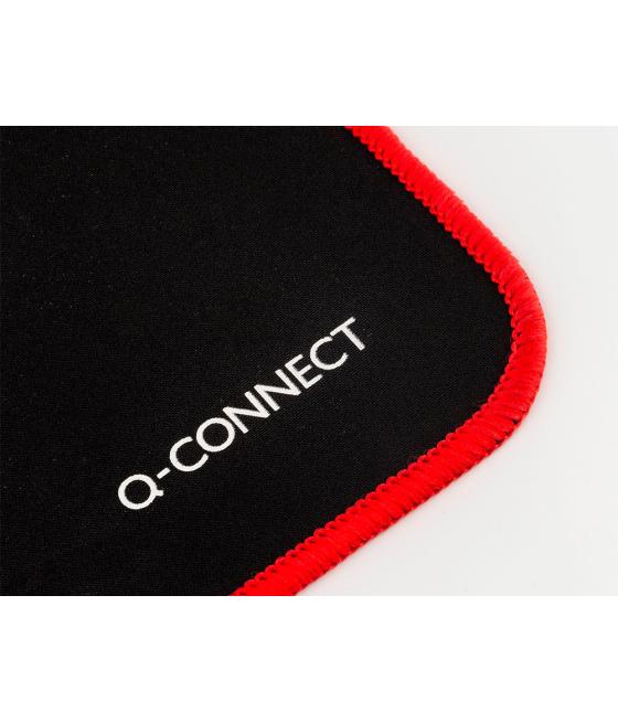 Alfombrilla para raton q-connect xxl negra con borde rojo 900x400 mm