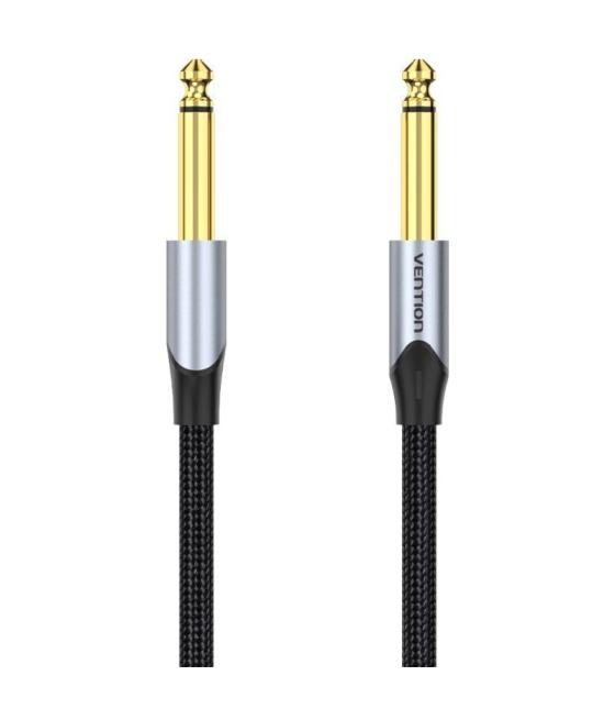 Cable estéreo vention bashg/ jack 6.5 macho - jack 6.5 macho/ 1.5m/ gris