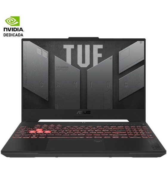 Portátil gaming asus tuf gaming a15 tuf507nvr-lp047 ryzen 7 7435hs/ 16gb/ 512gb ssd/ geforce rtx 4060/ 15.6'/ sin sistema operat