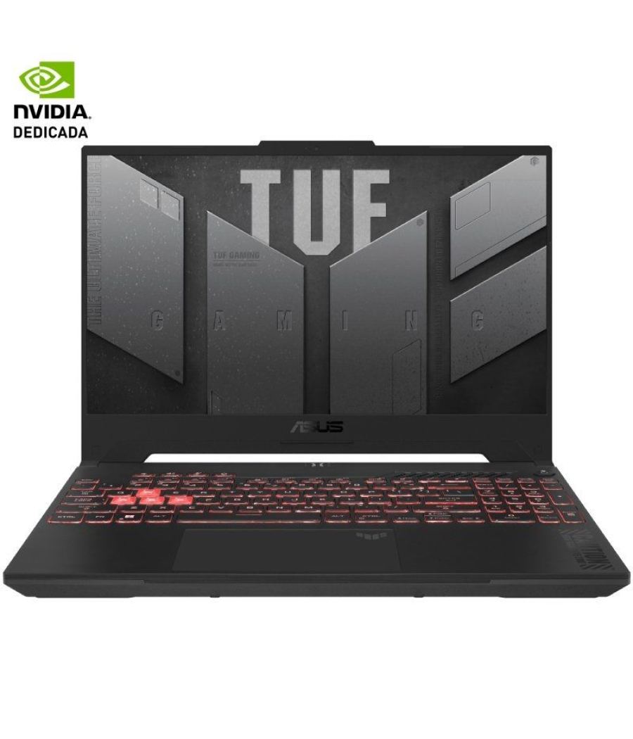 Portátil gaming asus tuf gaming a15 tuf507nvr-lp047 ryzen 7 7435hs/ 16gb/ 512gb ssd/ geforce rtx 4060/ 15.6'/ sin sistema operat