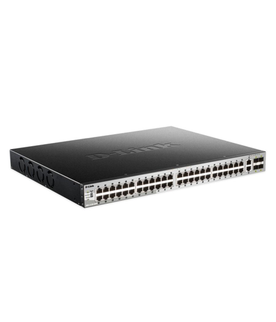 D-Link DGS-3130-54PS Gestionado L3 Gigabit Ethernet (10/100/1000) Energía sobre Ethernet (PoE) Negro, Gris