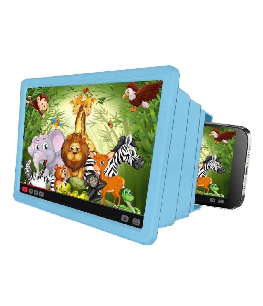 Celly amplificador de pantalla para niños azul