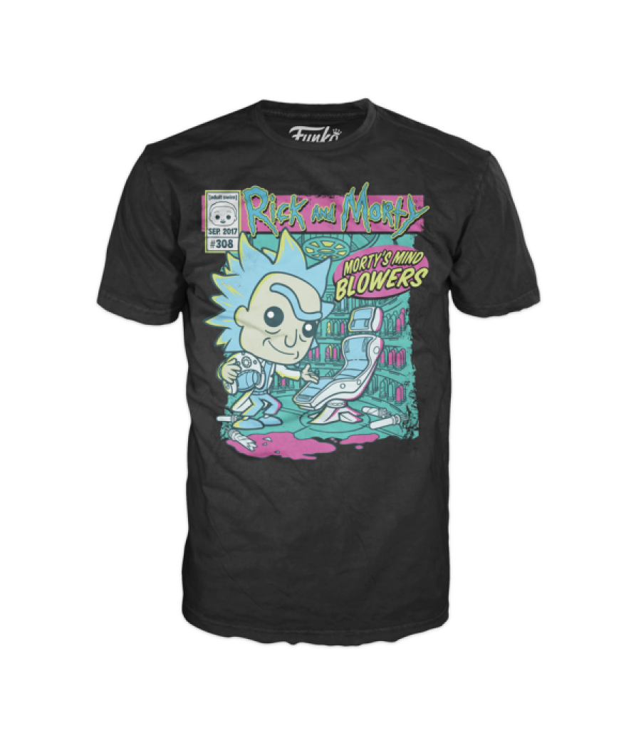 Camiseta funko series tv rick & morty morty mind blowers 64530