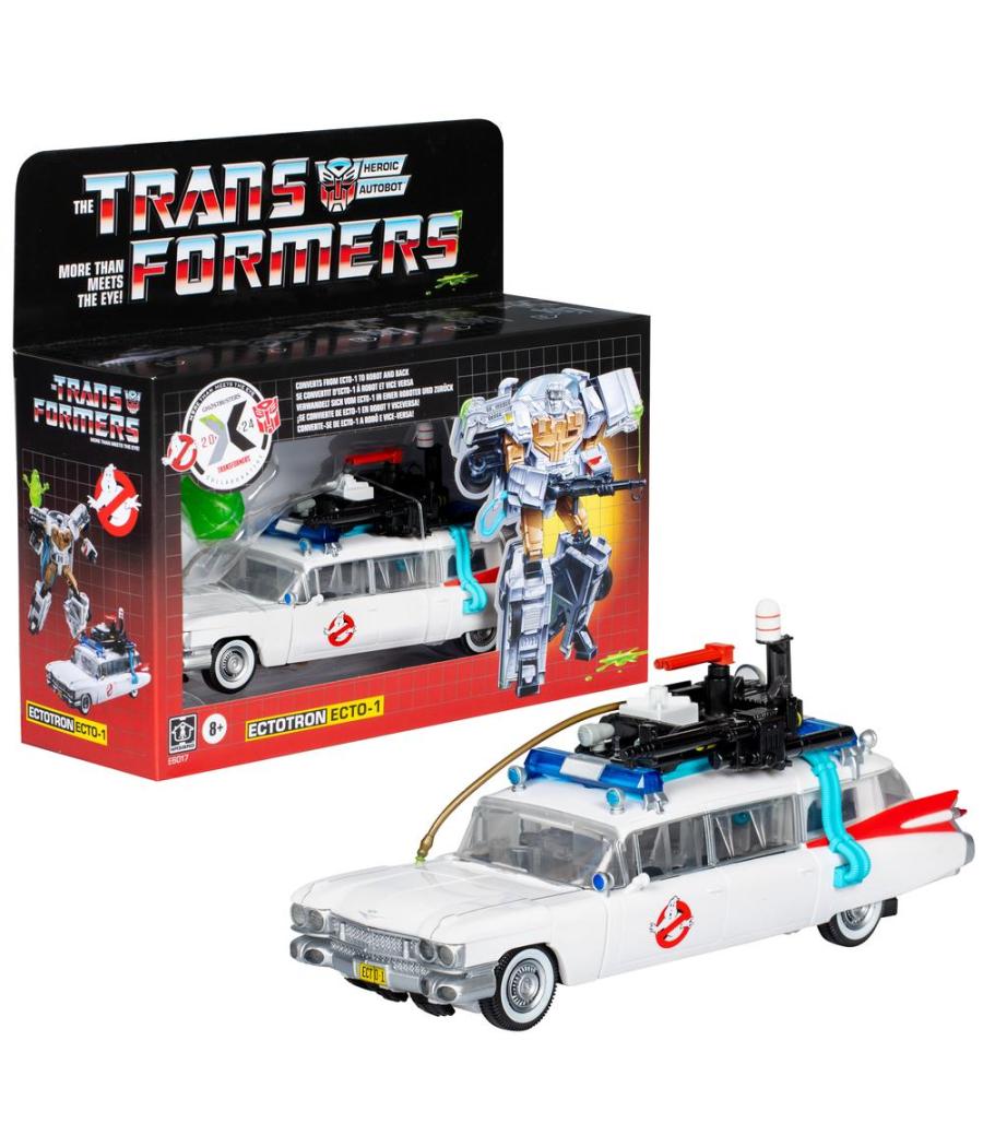 Figura hasbro transformers x ghostbusters ectotron ecto - 1