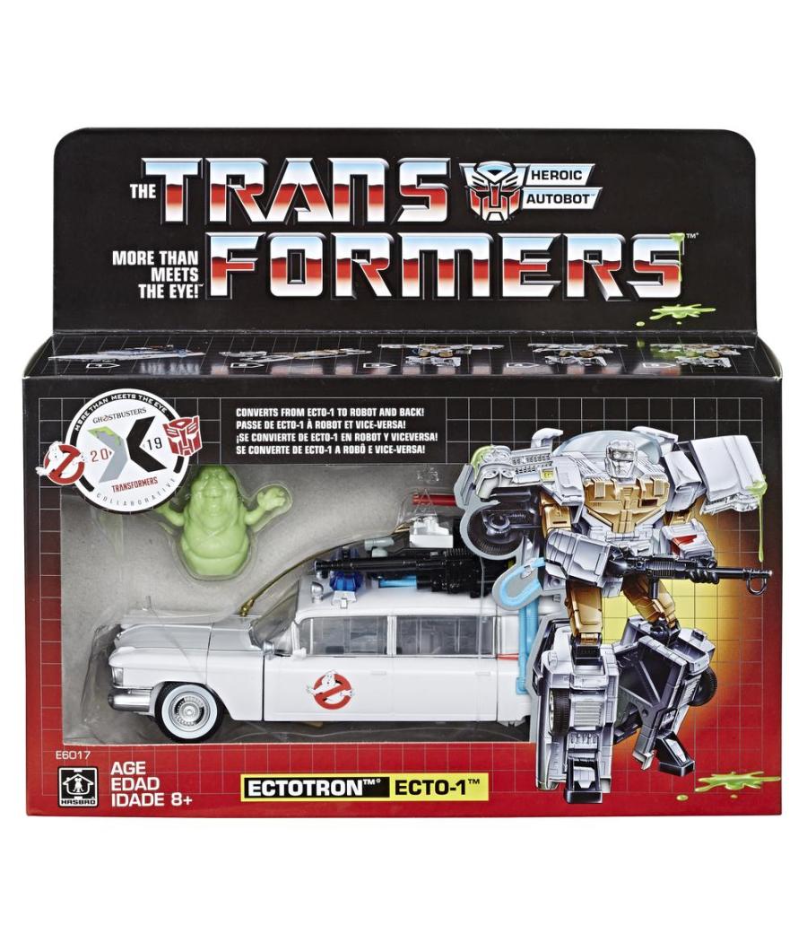 Figura hasbro transformers x ghostbusters ectotron ecto - 1