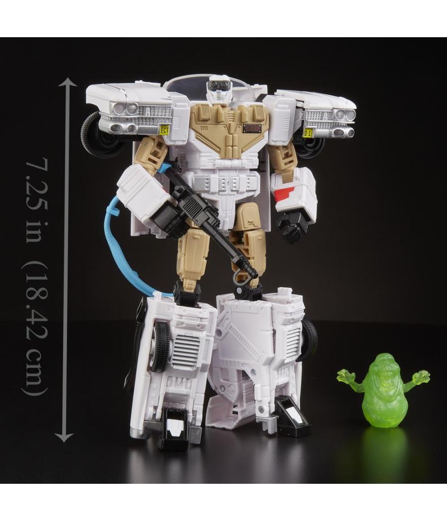 Figura hasbro transformers x ghostbusters ectotron ecto - 1