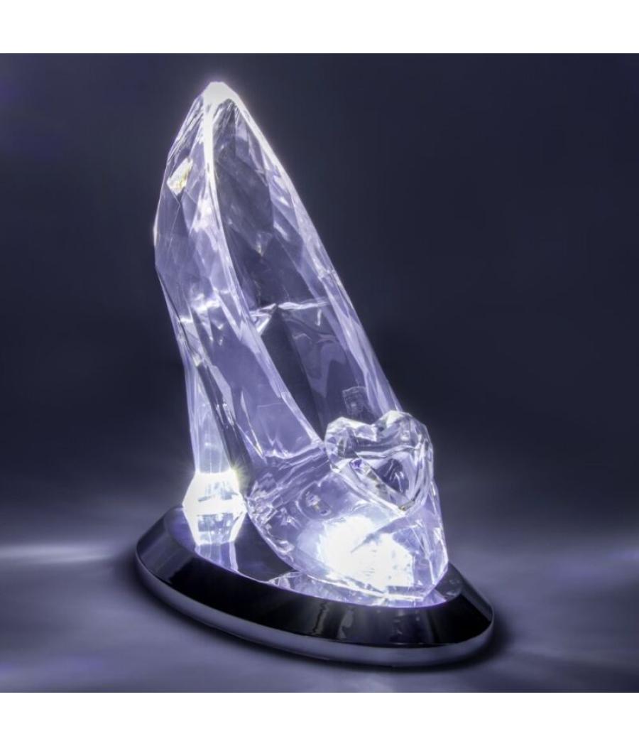 Lámpara 3d paladone cenicienta zapato de cristal