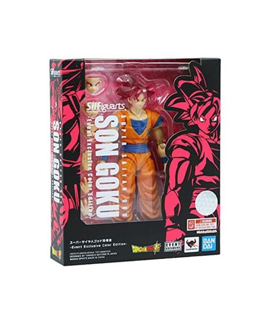 Figura tamashii nations dragon ball super goku super saiyan dios sh figuarts feria barcelona 2021